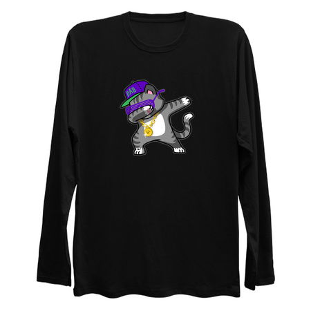 Dabbing Cat Funny Shirt Dab Hip Hop Dabbing Kitten II tiny thumbnail
