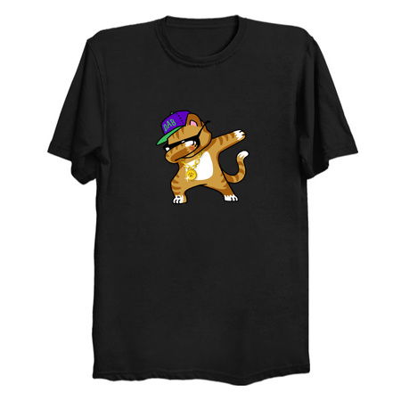 Dabbing Cat Funny Shirt Dab Hip Hop Dabbing Kitten Caramel II tiny thumbnail