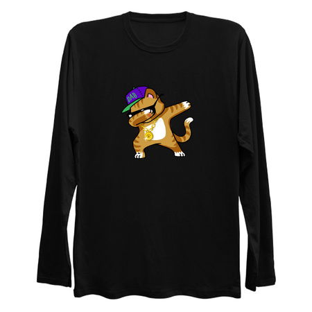 Dabbing Cat Funny Shirt Dab Hip Hop Dabbing Kitten Caramel ll tiny thumbnail