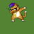 Dabbing Cat Funny Shirt Dab Hip Hop Dabbing Kitten Caramel ll tiny thumbnail