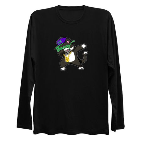 Dabbing Cat Funny Shirt Dab Hip Hop Dabbing Kitten Frajola II tiny thumbnail
