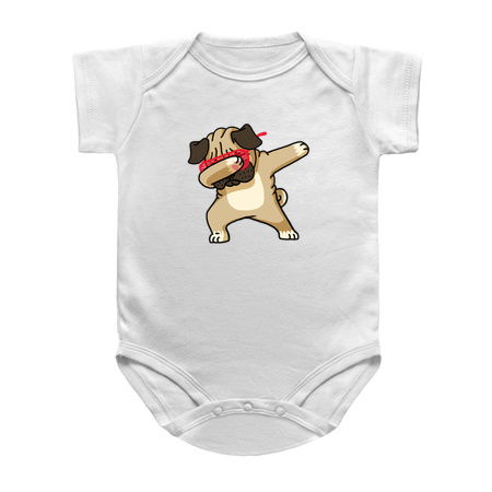 Dabbing Pug Funny Shirt Hip Hop Dabbin II tiny thumbnail