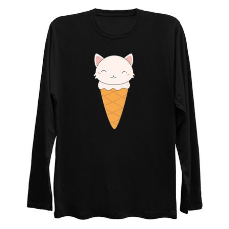 Yummy kitten cat on an ice cream cone tiny thumbnail