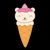 Delicious Kawaii Cute Polar Bear Ice Cream tiny thumbnail