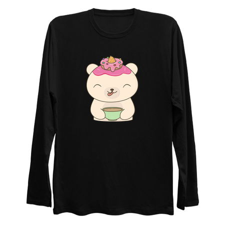 Caffeine Loving Polar Bear Is Cute tiny thumbnail