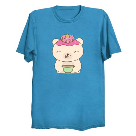 Caffeine Loving Polar Bear Is Cute tiny thumbnail