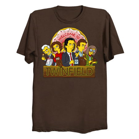 Welcome to Twinfield - Twin Peaks Parody Tees