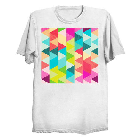 Bubblegum Triangles Pattern - NeatoShop