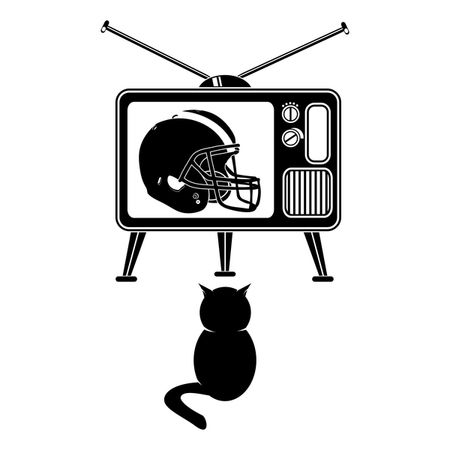 Cat Watching Sport NeatoShop - Main Image