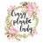 Crazy Plant Lady - Floral wreath Botanical tiny thumbnail
