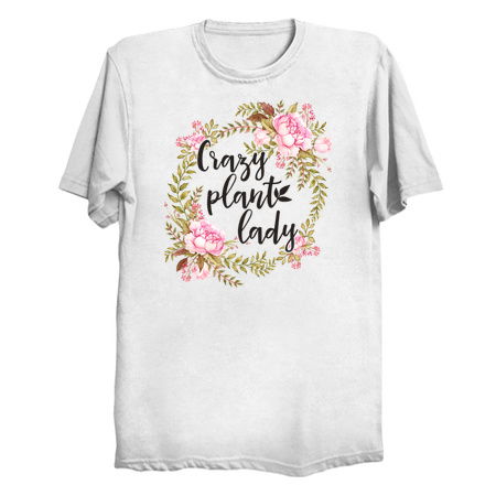Crazy Plant Lady - Floral wreath Botanical tiny thumbnail