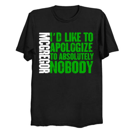 Conor Mcgregor - Apologise To Nobody (White Version) tiny thumbnail