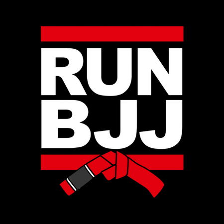 Run BJJ, Jiu Jitsu White Version - NeatoShop