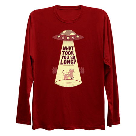 Why Did You Took So Long Alien Funny T-shirt tiny thumbnail