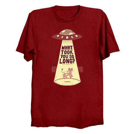 Why Did You Took So Long Alien Funny T-shirt tiny thumbnail