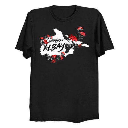 004 - Albay - Born and Raised - Black and Red tiny thumbnail