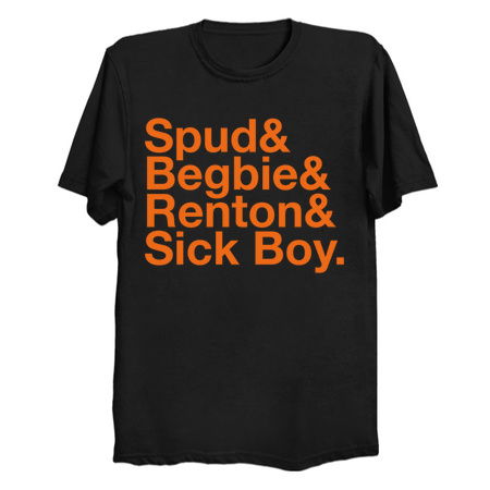 trainspoteam T-shirt (trainspotting inspired) tiny thumbnail