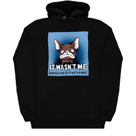 French Bulldog Cartoon - Some Big Dogs Did It and Ran Away tiny thumbnail