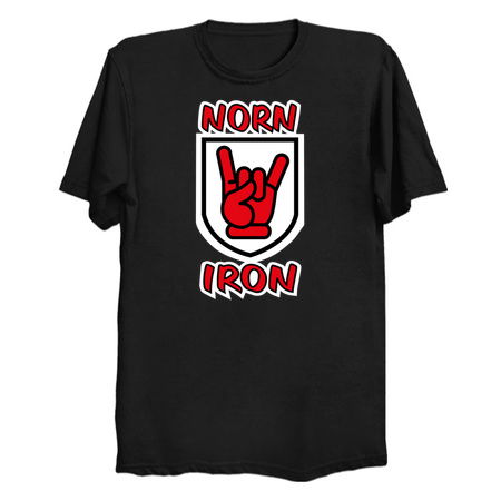 Norn Iron / Northern Ireland Red Hand of Ulster - Devil Horns tiny thumbnail