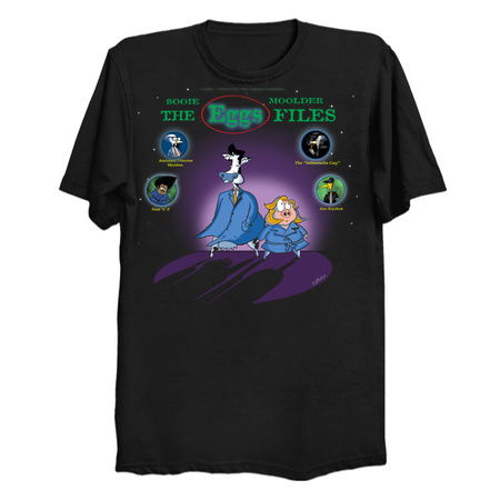 THE EGGS FILES: SOOIE & MOOLDER Black Tee tiny thumbnail