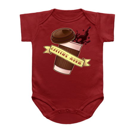 Caffeine Junkie Shirt - Coffee Addict Design for Waking up and Breakfast tiny thumbnail