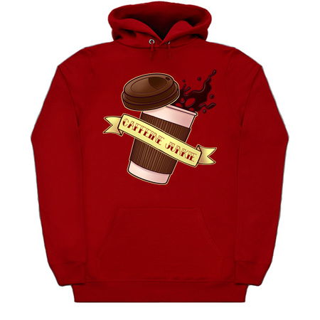 Caffeine Junkie Shirt - Coffee Addict Design for Waking up and Breakfast tiny thumbnail