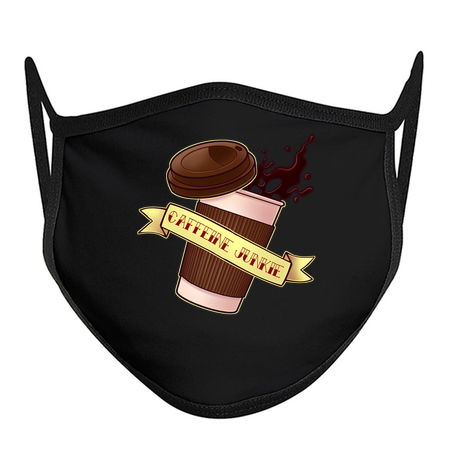 Caffeine Junkie Shirt - Coffee Addict Design for Waking up and Breakfast tiny thumbnail