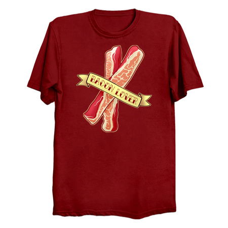 Bacon Lover Shirt - Crispy Salty Strips of Delicous Taste for the Foodie in you tiny thumbnail