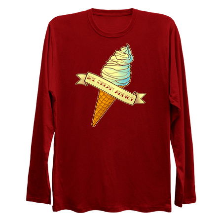 Ice Cream Addict Shirt - Yummy cool Cone of Tasty Creamy Ice tiny thumbnail