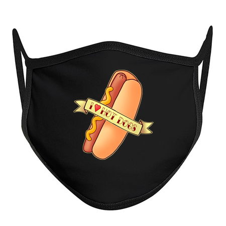 I love Hot Dogs - Tasty Fast Food Design ft a yummy sausage in a bun tiny thumbnail