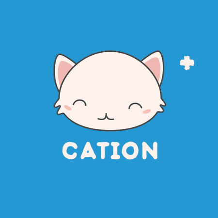 cation kawaii cat science
