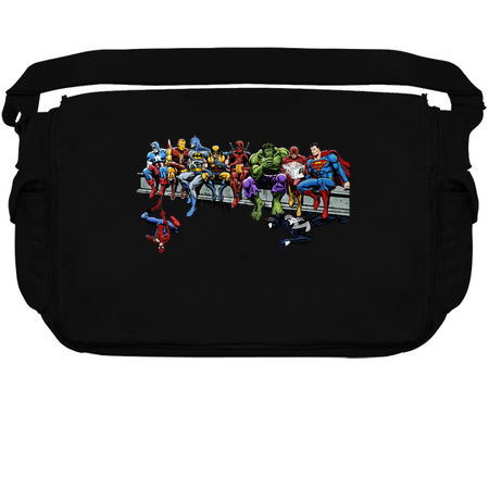 Marvel and DC Superheroes Lunch Atop A Skyscraper (cut out) tiny thumbnail