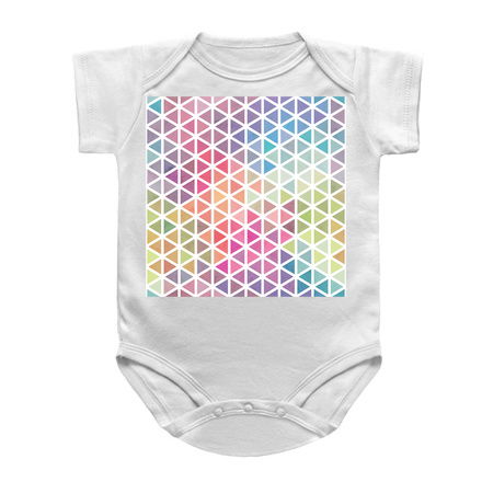 Geometric Fractal Triangles Bubblegum Rain tiny thumbnail