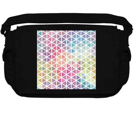 Geometric Fractal Triangles Bubblegum Rain tiny thumbnail