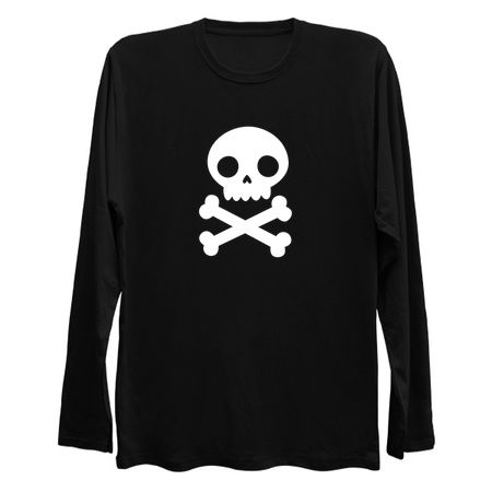 Halloween Black and White Kawaii Skull tiny thumbnail