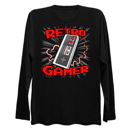 Retro Gamer 8-bit Gamepad Vintage Pixel NES Version tiny thumbnail