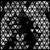 Geometric Fractal Triangles Black Noir tiny thumbnail