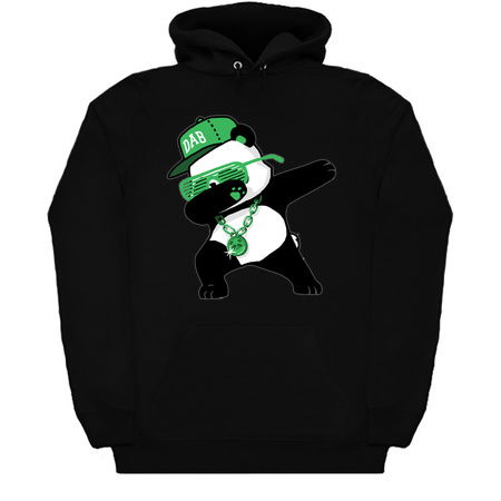 Dabbing Panda Funny Shirt Dab Hip Hop Green tiny thumbnail