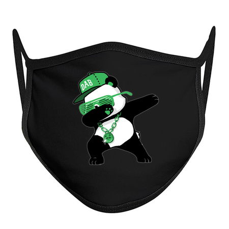 Dabbing Panda Funny Shirt Dab Hip Hop Green tiny thumbnail