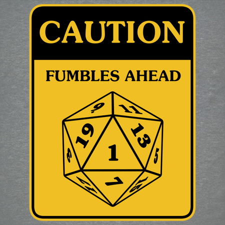 Traffic Sign - Fumbles ahead - NeatoShop