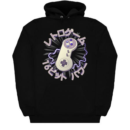 Retro Gamer 16-bit Gamepad Vintage Pixel SNES Japanese Version Kawaii tiny thumbnail