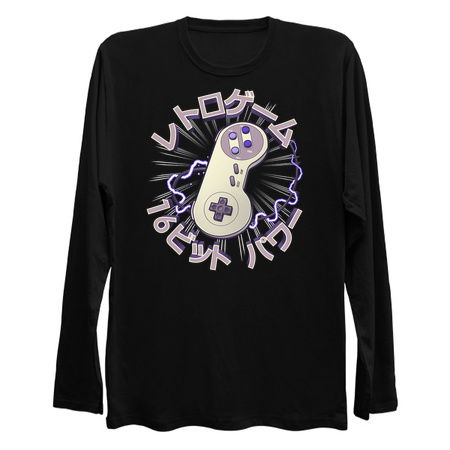 Retro Gamer 16-bit Gamepad Vintage Pixel SNES Japanese Version Kawaii tiny thumbnail