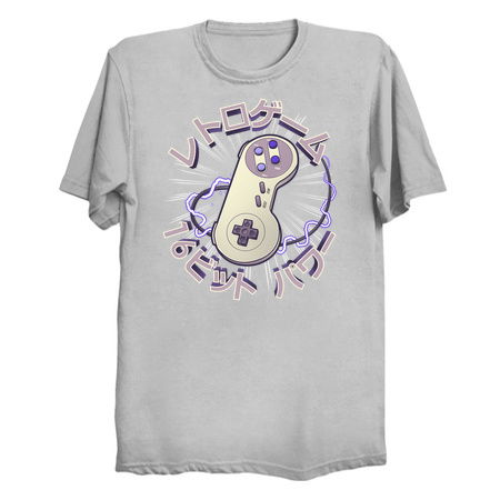 Retro Gamer 16-bit Gamepad Vintage Pixel SNES Japanese Version Kawaii tiny thumbnail