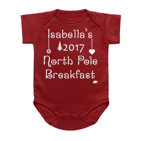 Custom childs 2017 north pole brekafast tiny thumbnail