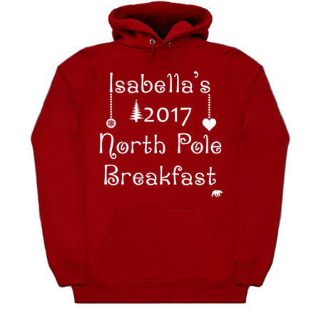 Custom childs 2017 north pole brekafast tiny thumbnail