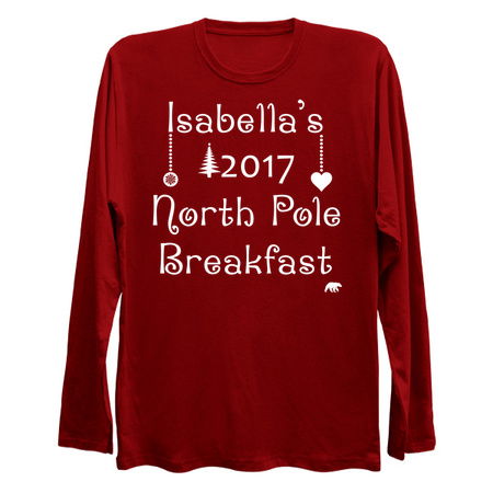 Custom childs 2017 north pole brekafast tiny thumbnail