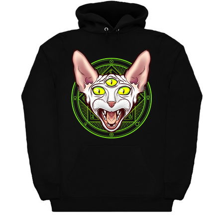 Occult Sphinx Cat - Feline Pagan? Kitten & Planetary Symbols tiny thumbnail