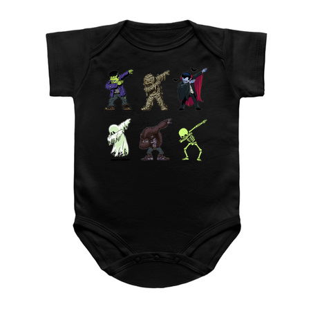 Dabbing Halloween Creatures Skeleton Zombie Dab tiny thumbnail