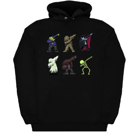 Dabbing Halloween Creatures Skeleton Zombie Dab tiny thumbnail