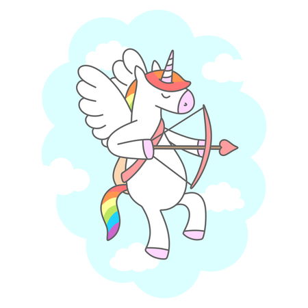 Unicorn blingee Unicorn Valentine - NeatoShop